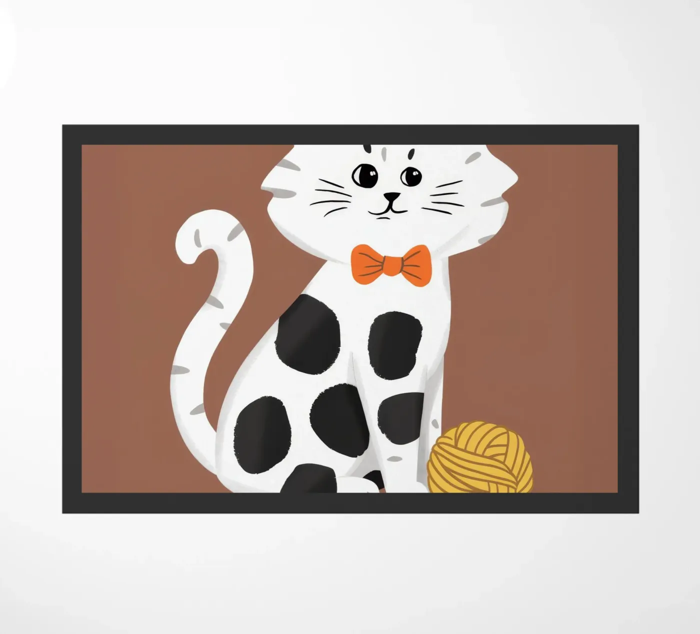 Dapper-Katzen-Garn Fußmatte von Grande Serene