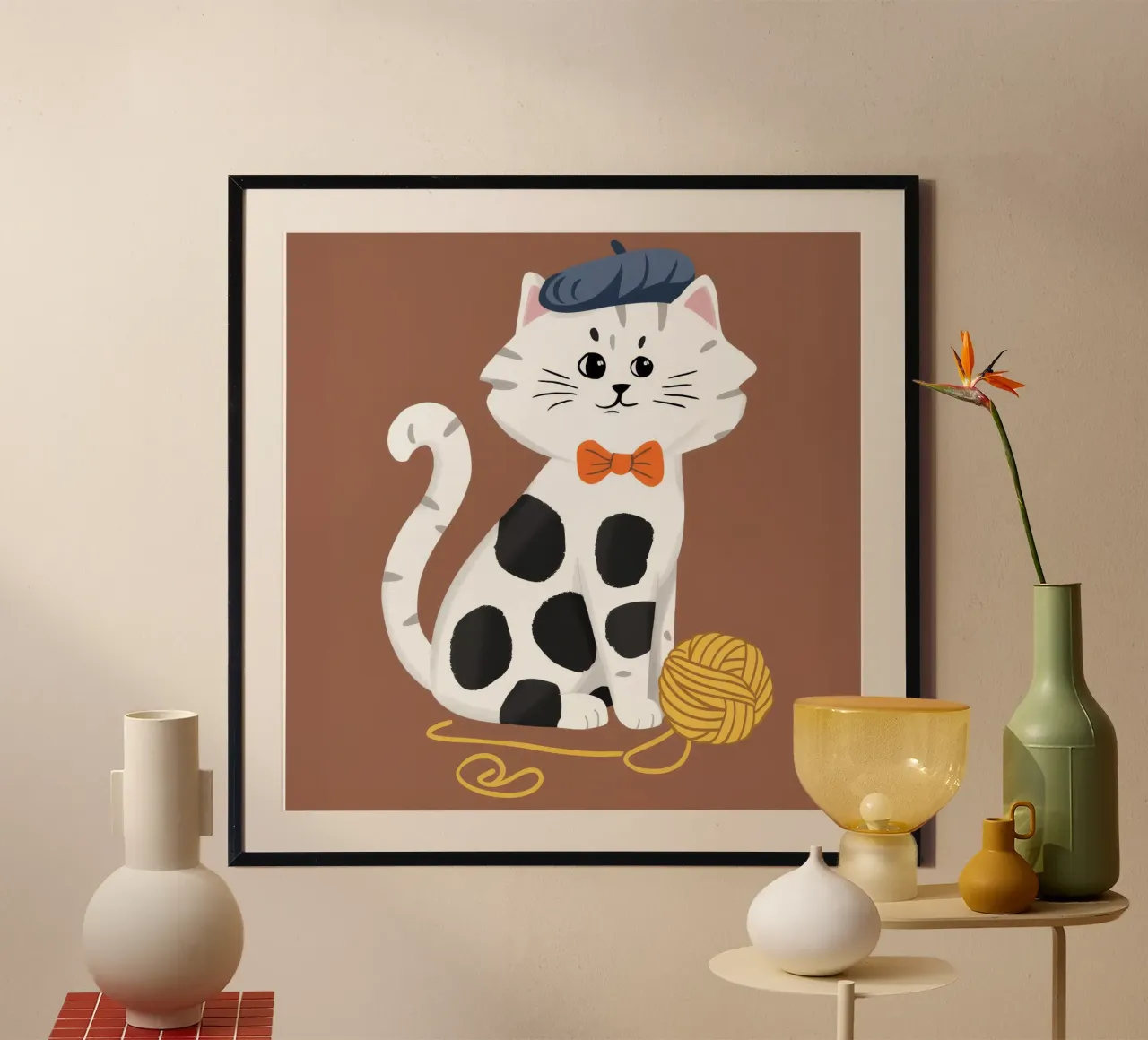 Filato Dapper Cat poster da Grande Serene