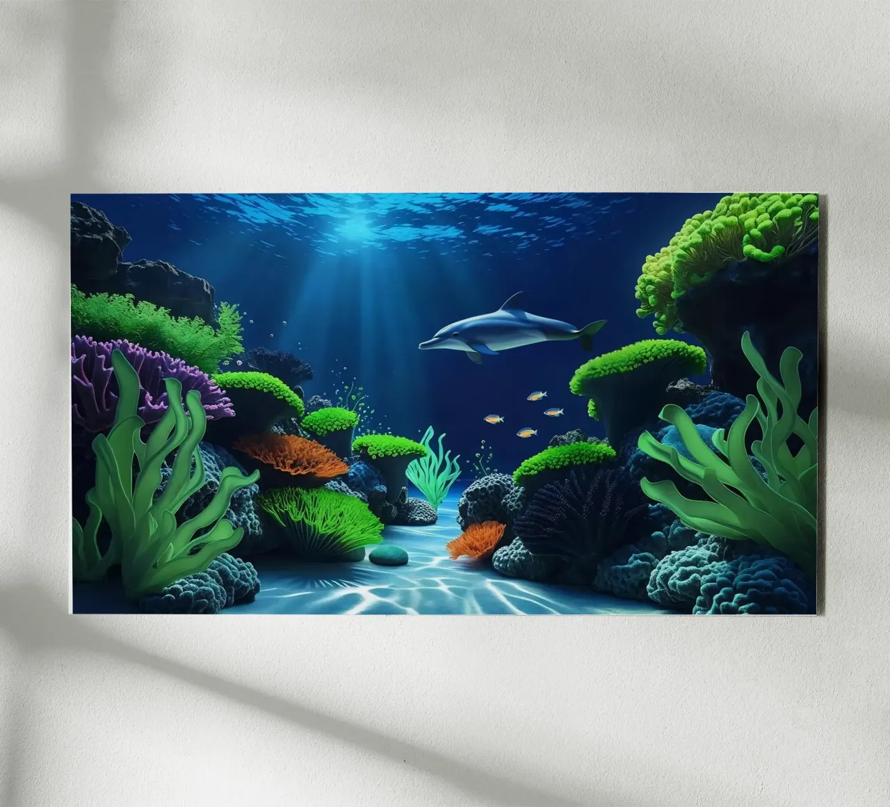 ✨🐬 Dolphin ✦ Reef Serenade 🌙 forex plate by LUMAQUA STUDIO