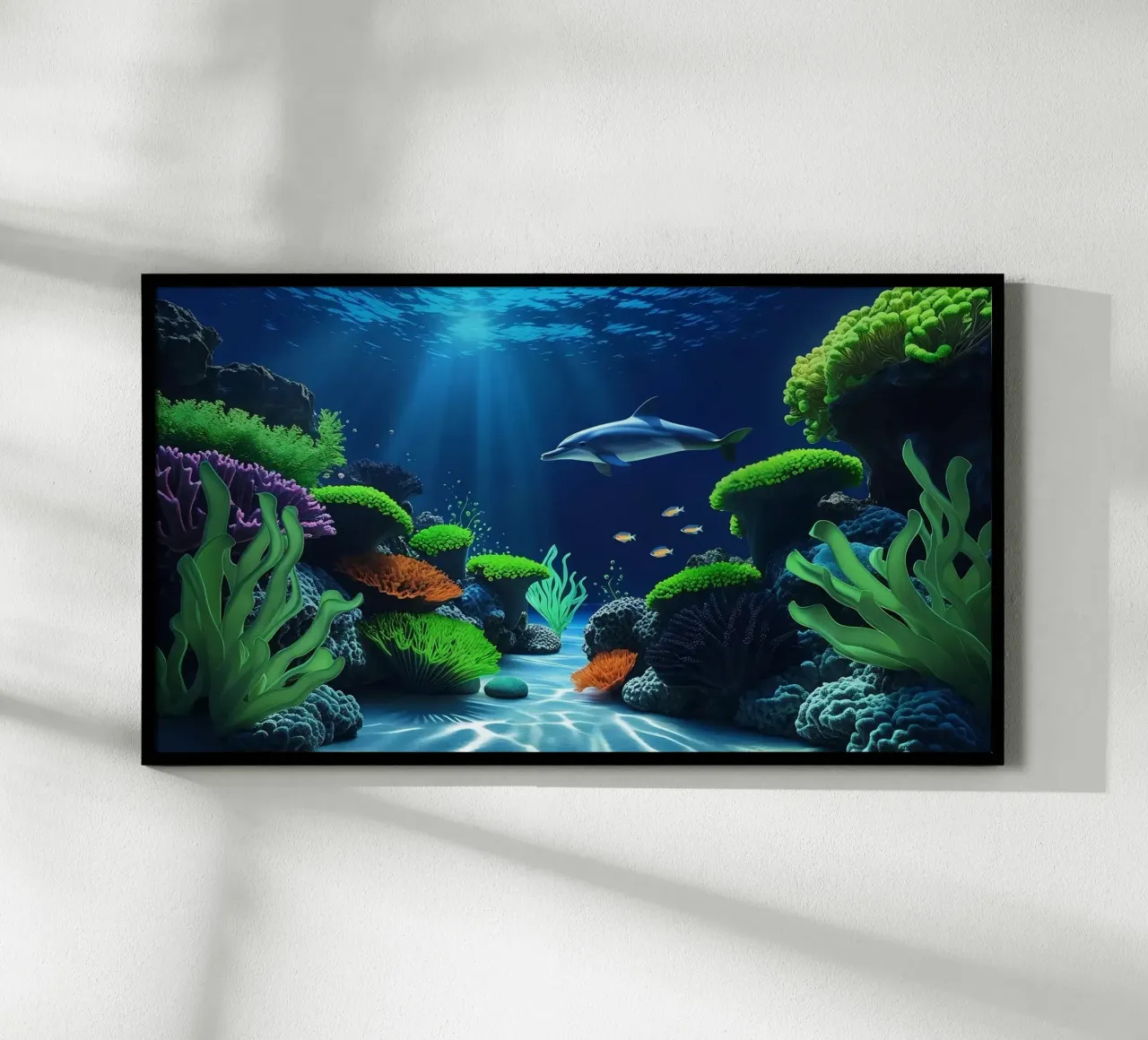 Delphin ✦ Serenade am Riff Hahnemühle von lumaquastudio