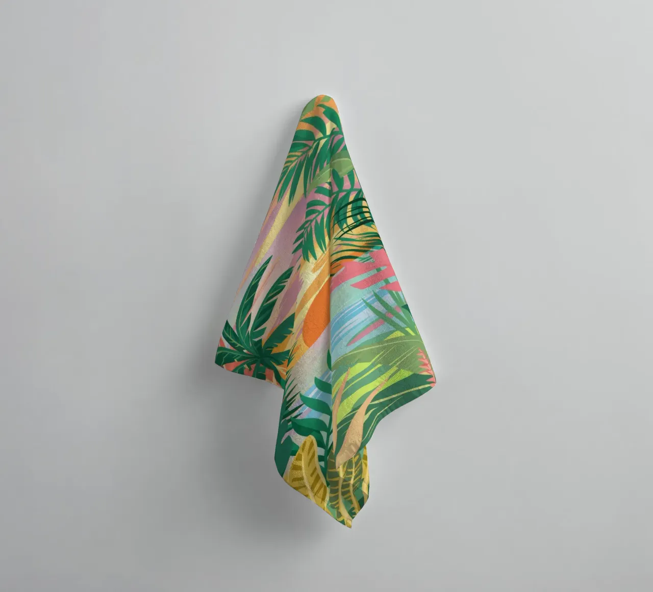 Palm zonsondergang badhanddoek van Grande Serene