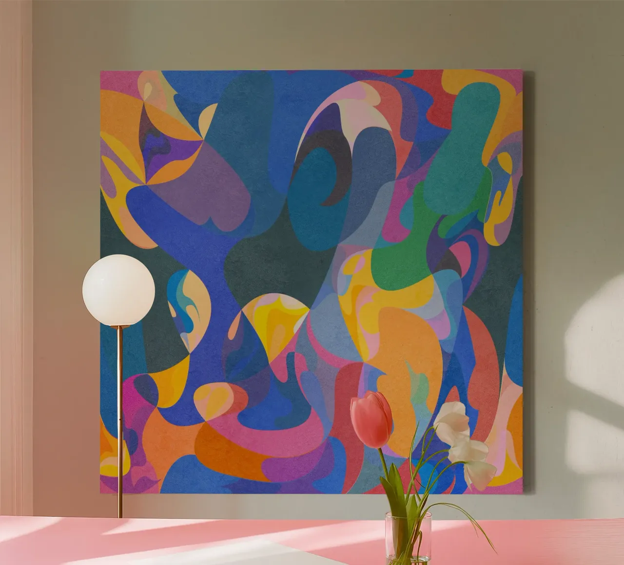 Nighttime Fun canvas by lovely lines