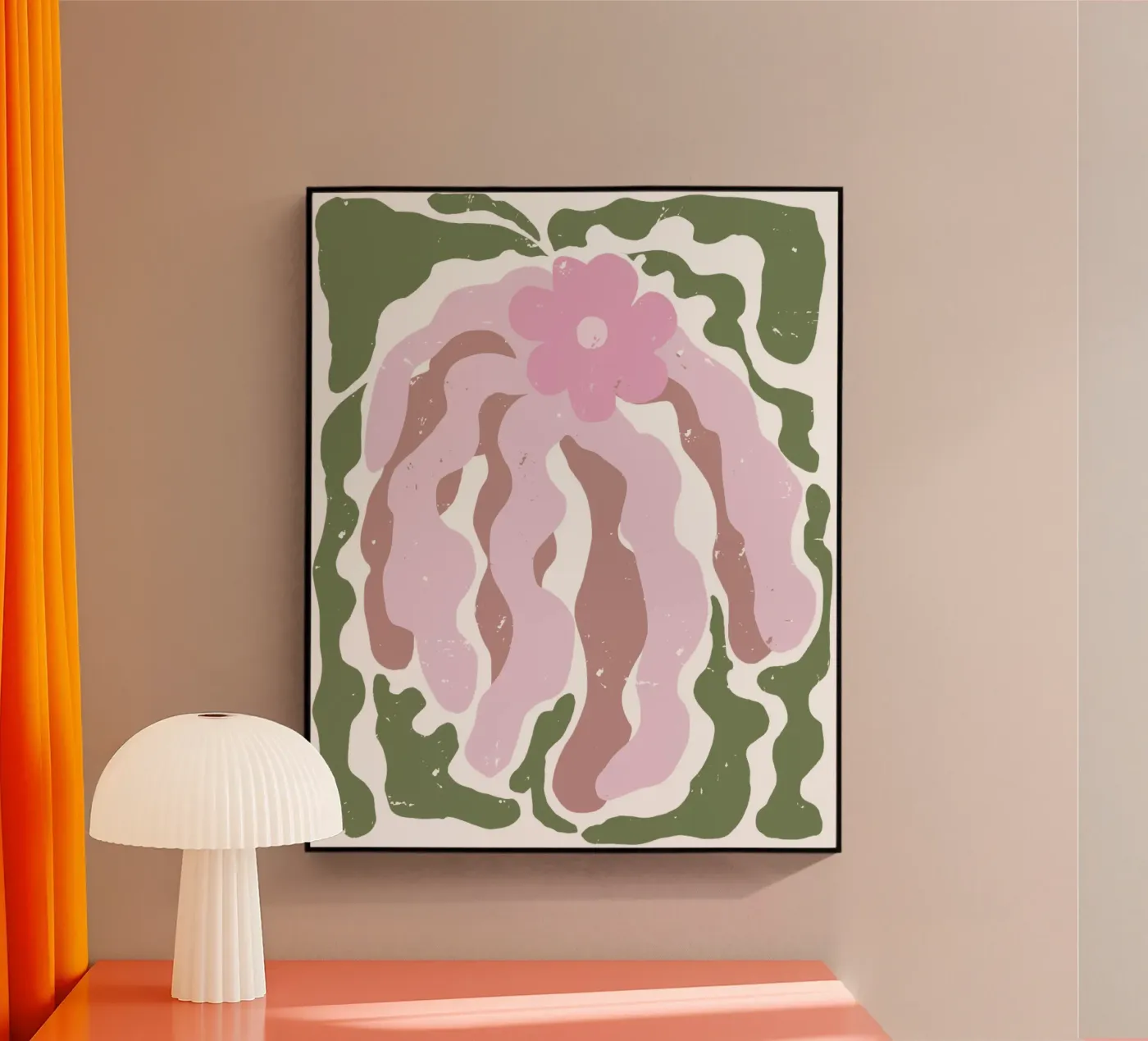 Abstract folk art plexiglass da mysteriouscoco