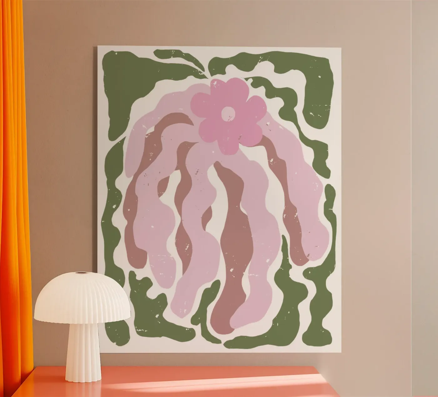 Abstract folk art plexiglass da mysteriouscoco