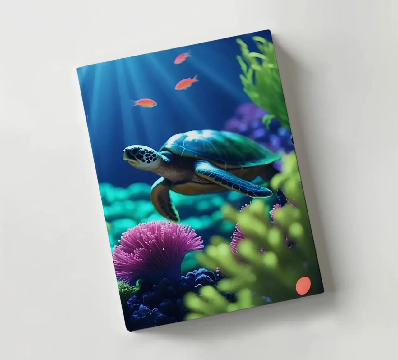 ✨🐢 Sea Turtle ✦ Tide of Colours 🌙 notebook by LUMAQUA STUDIO