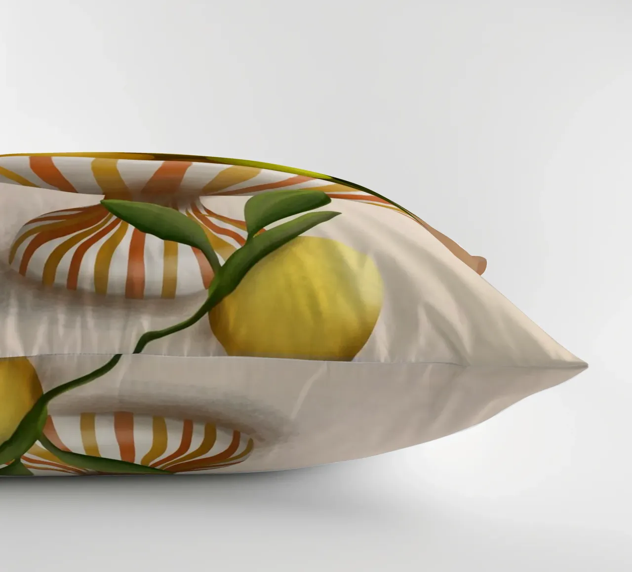 Golden Citrus 1 decorative cushion by cityart