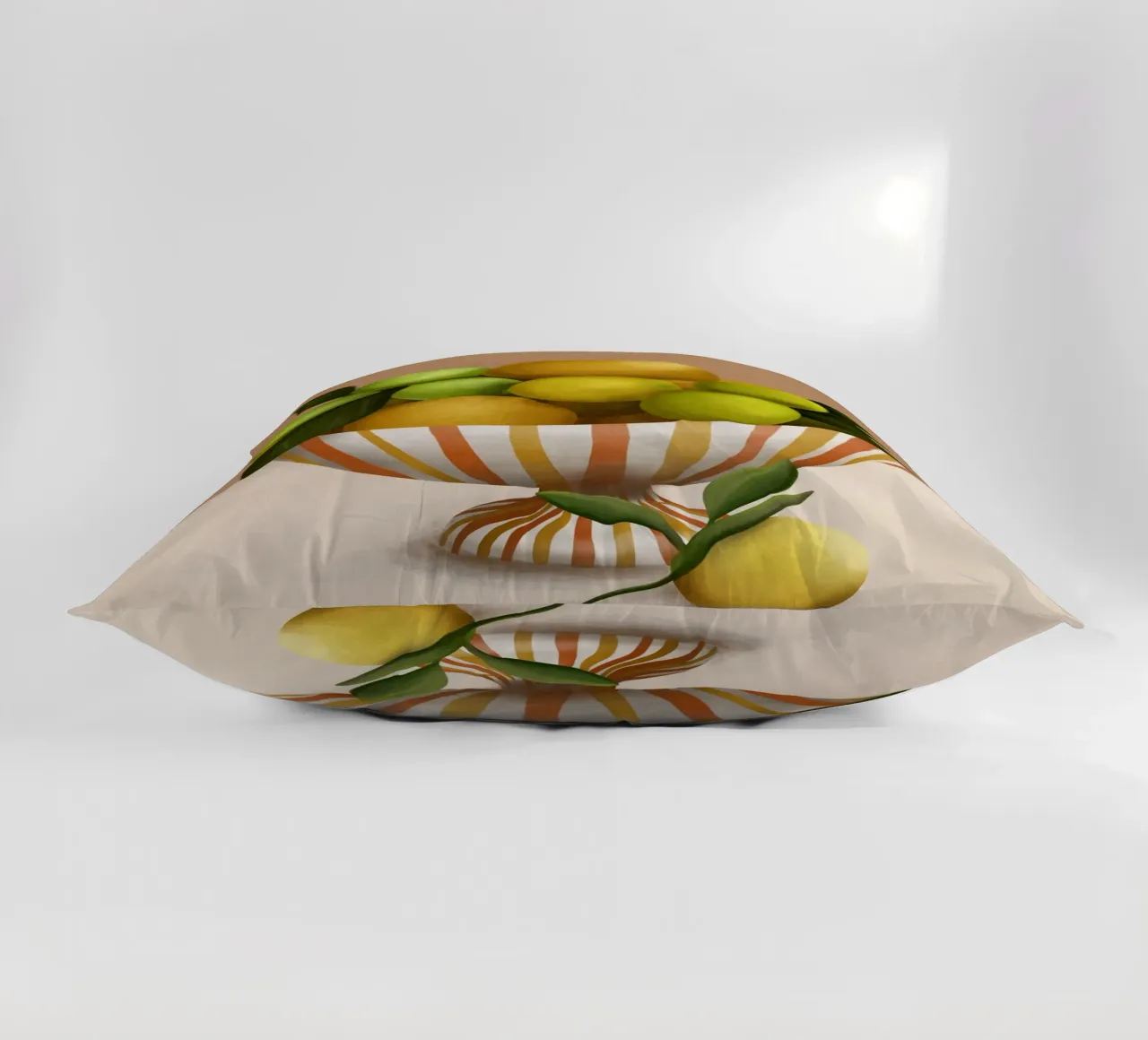 Golden Citrus 1 decorative cushion by cityart