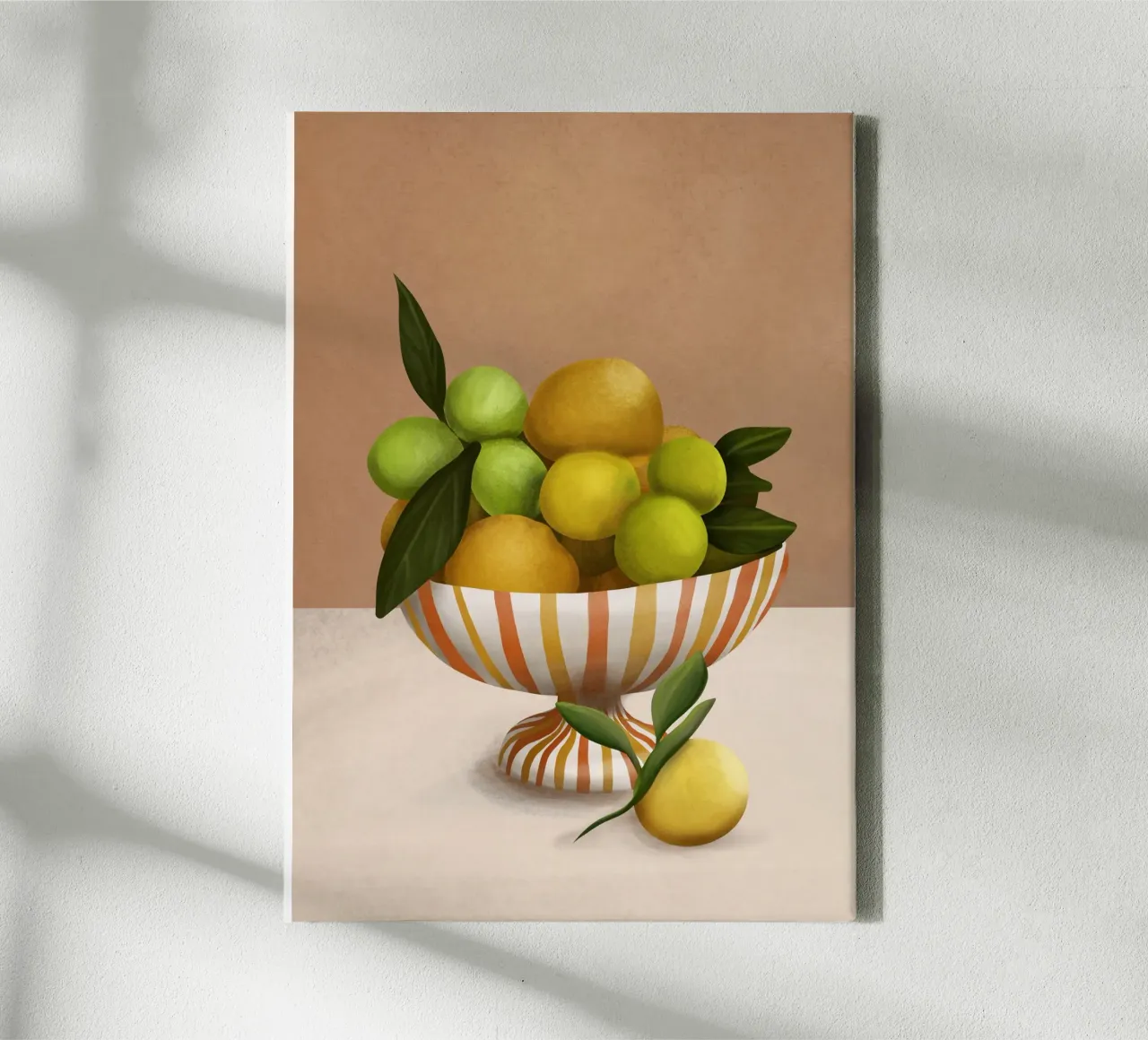 Golden Citrus 1 canvas by cityart