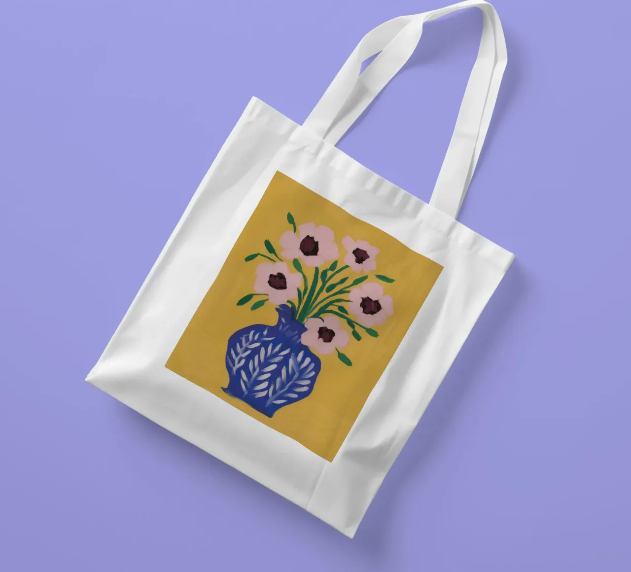 Posie dell'ora d'oro borsa in juta da Grande Serene