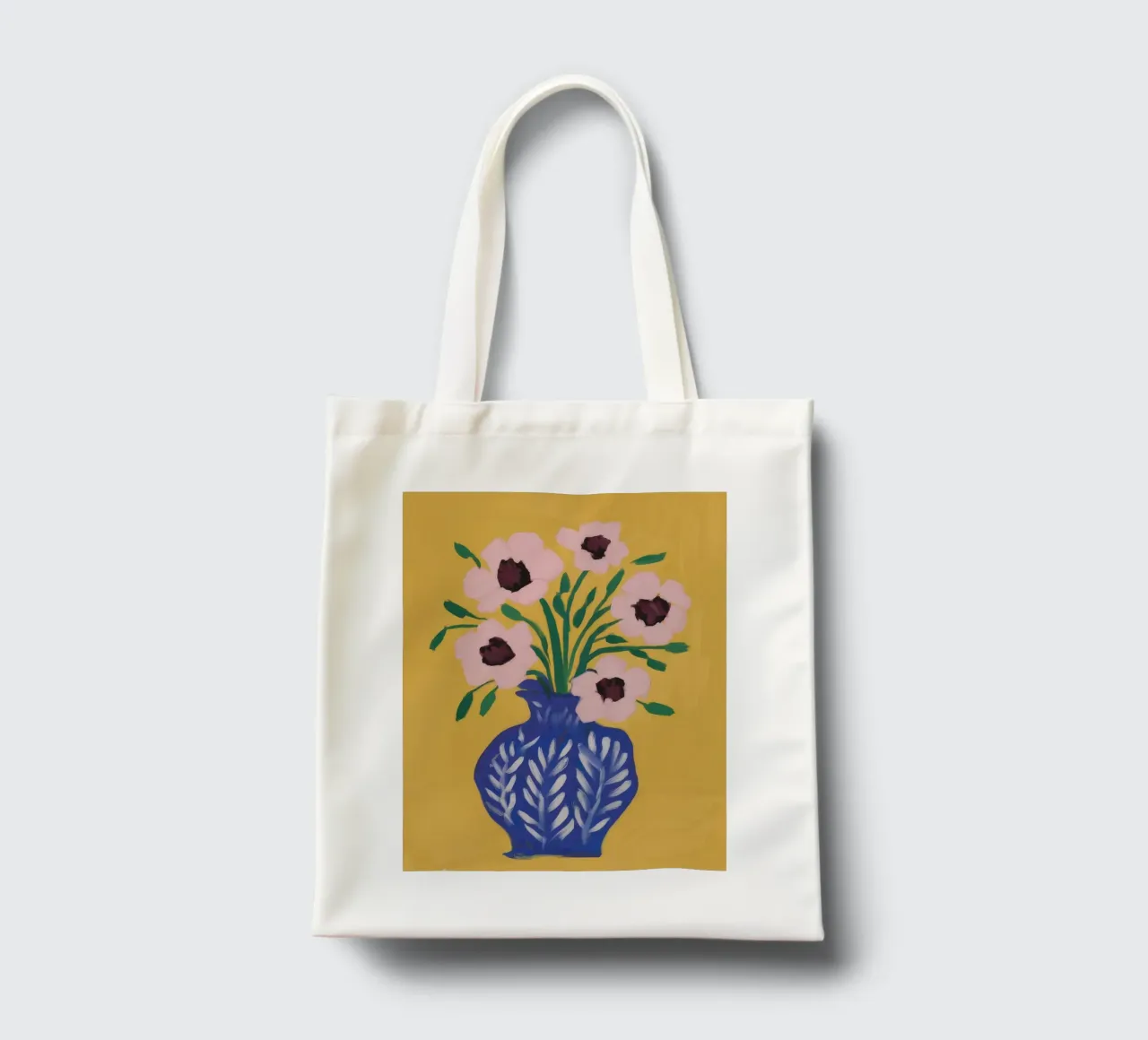 Posie dell'ora d'oro borsa in juta da Grande Serene