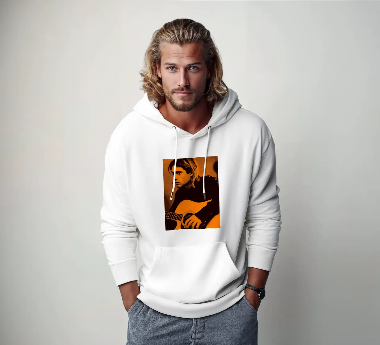 Kurt Cobain Music Art hoodie by vanhesling
