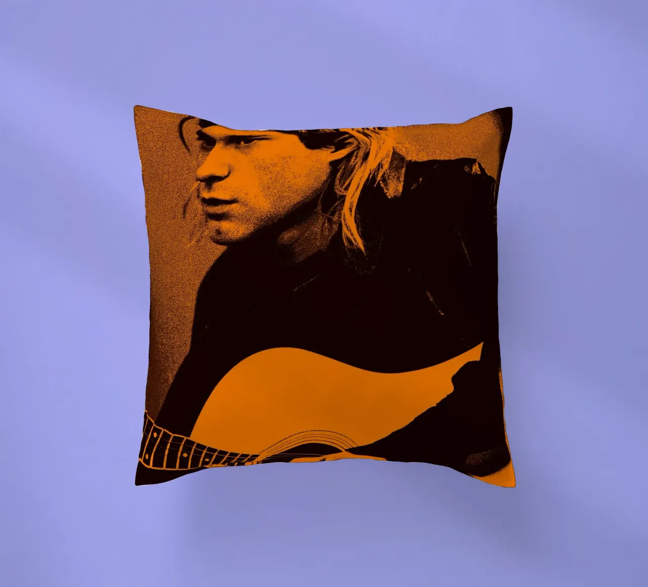 Kurt Cobain Music Art cuscino da vanhesling