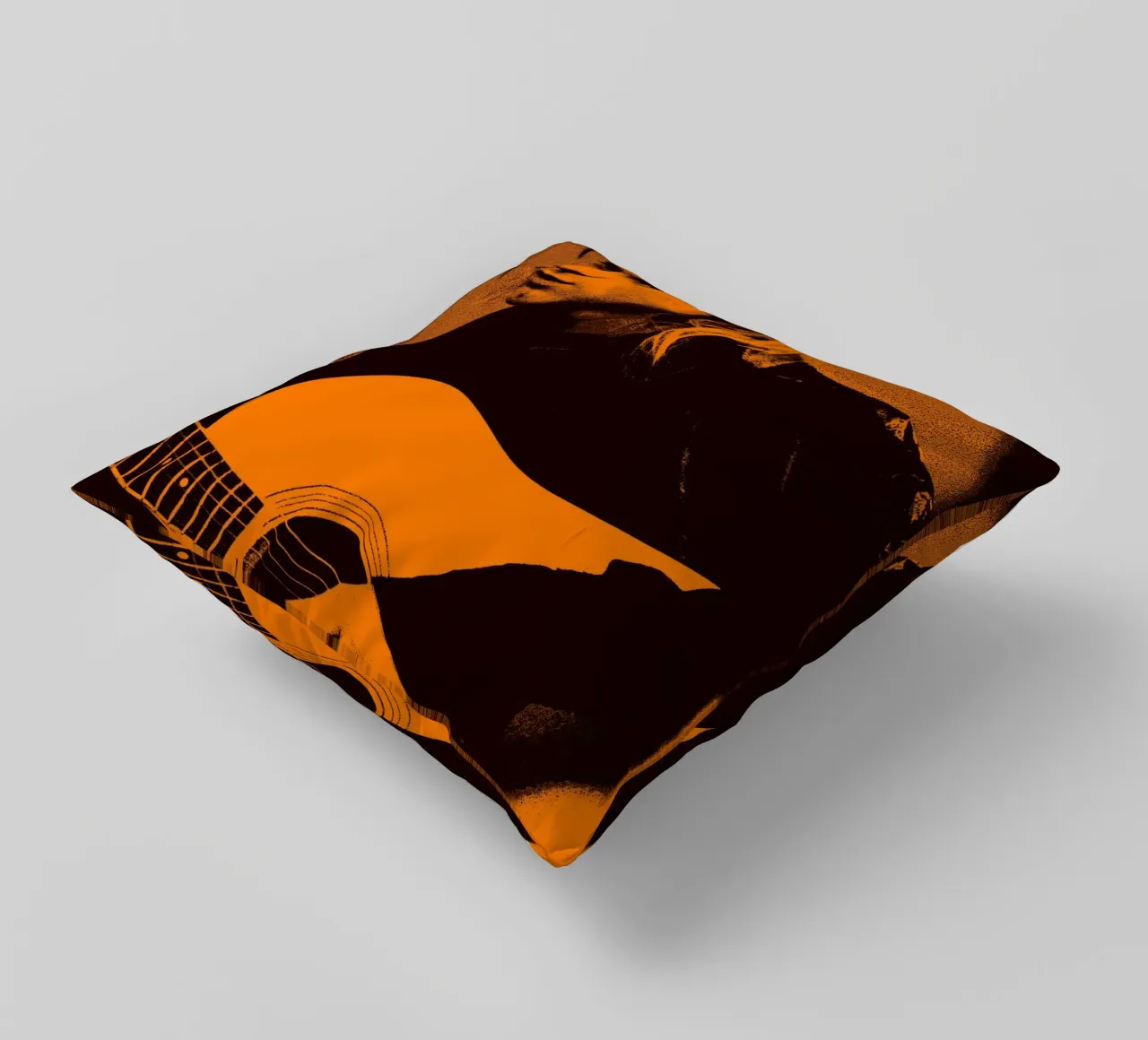 Kurt Cobain Music Art cuscino da vanhesling