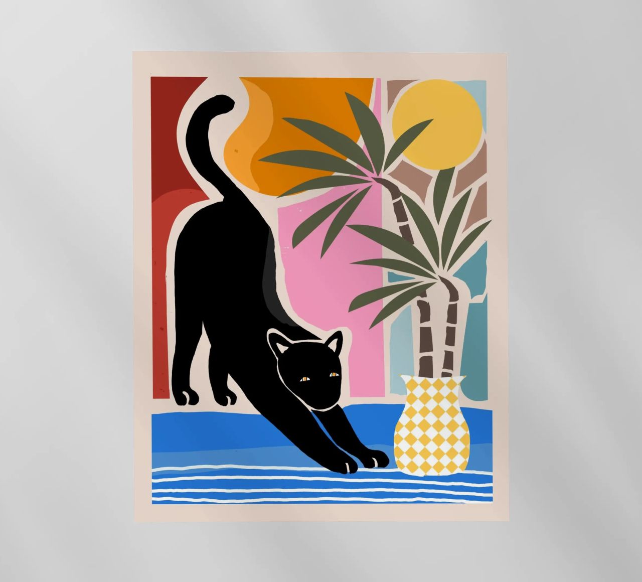 Lazy Days and a Black cat pellicola backlit da mysteriouscoco
