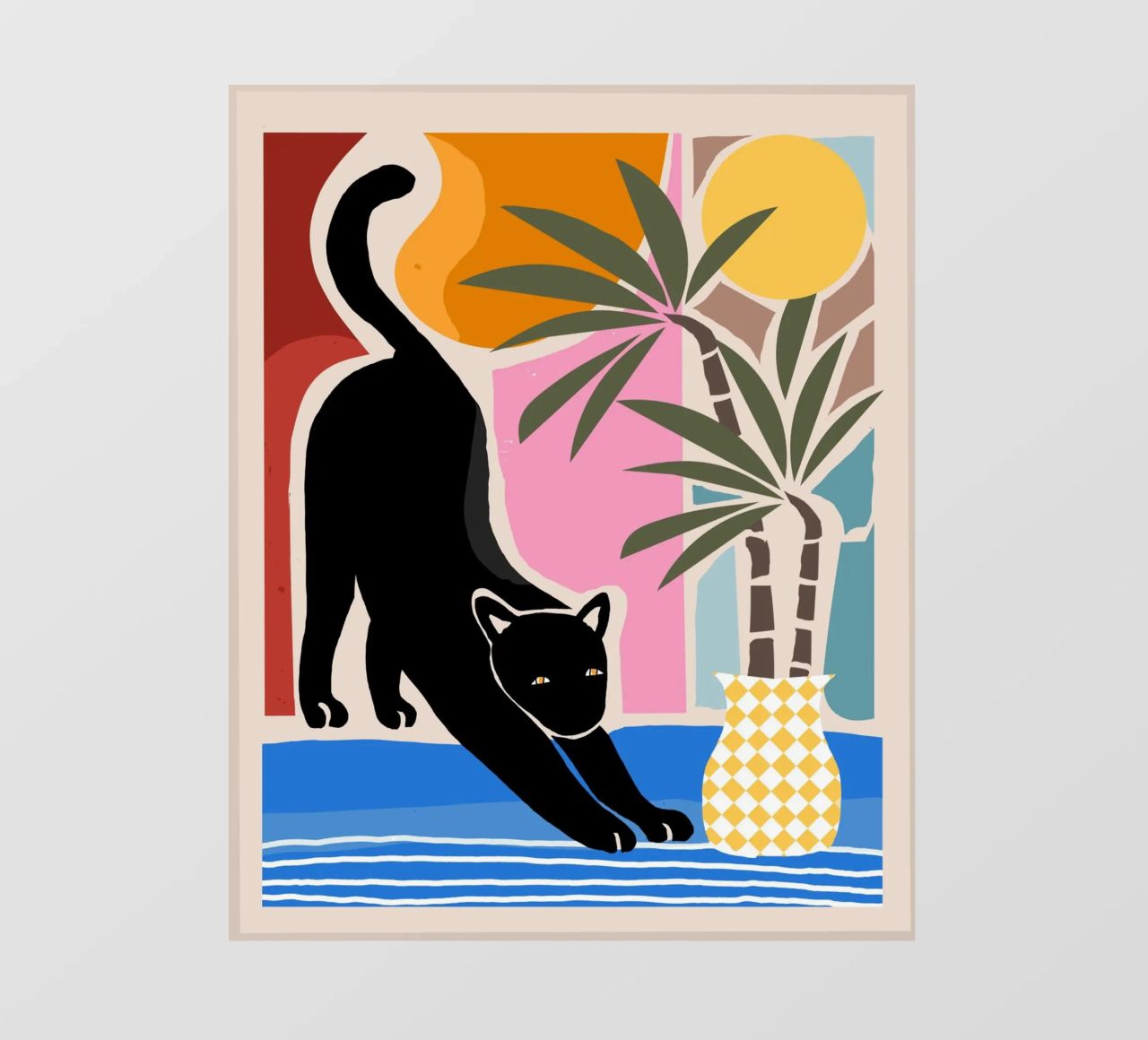 Lazy Days and a Black cat pellicola backlit da mysteriouscoco