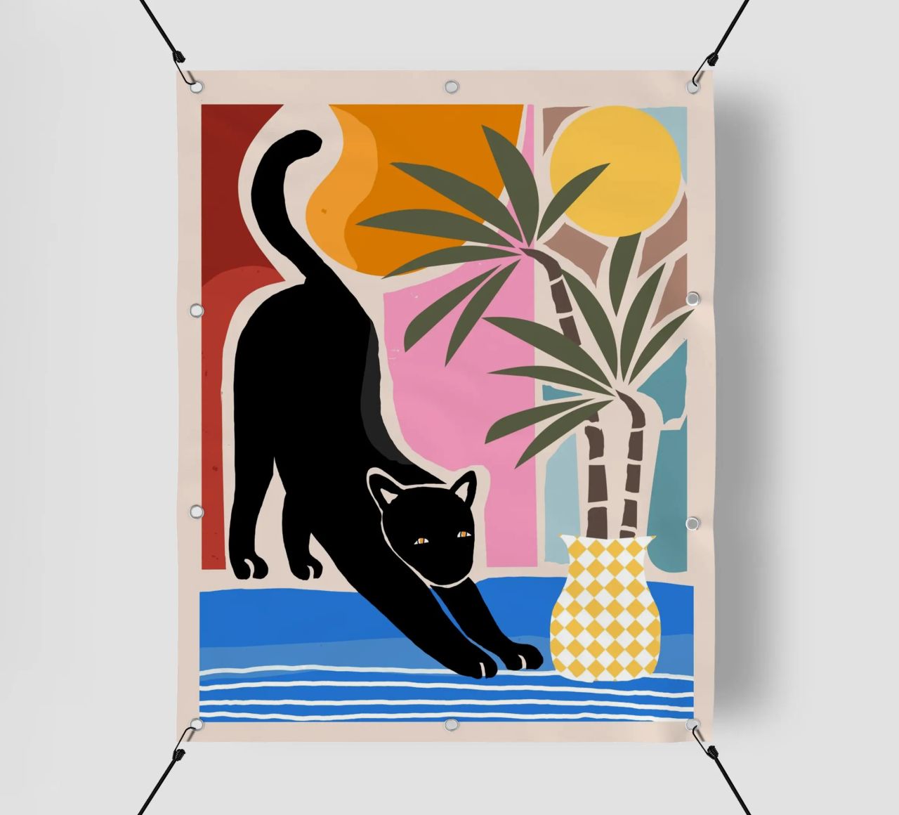 Lazy Days and a Black cat telo in pvc da mysteriouscoco