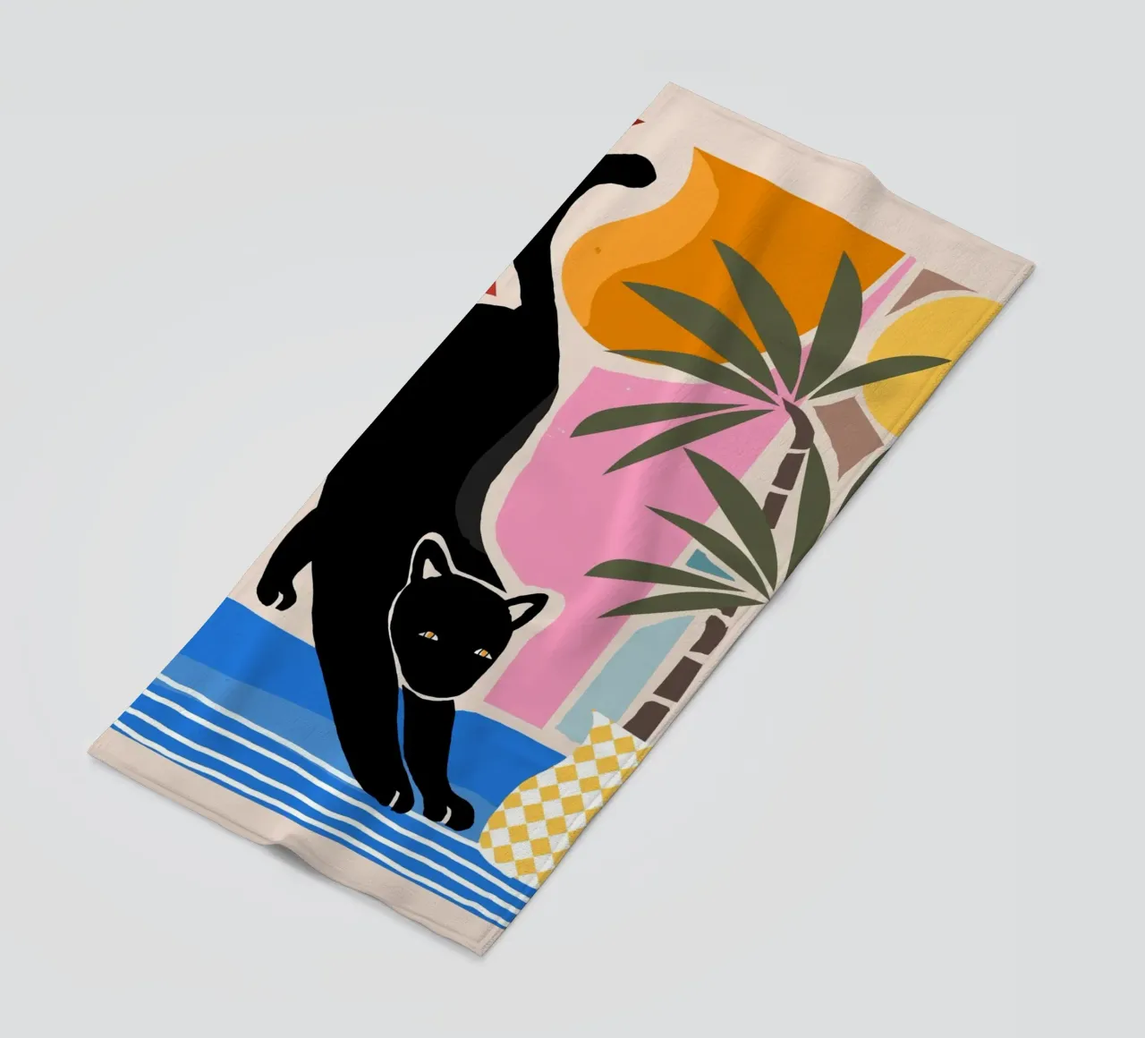 Lazy Days and a Black cat telo mare da mysteriouscoco