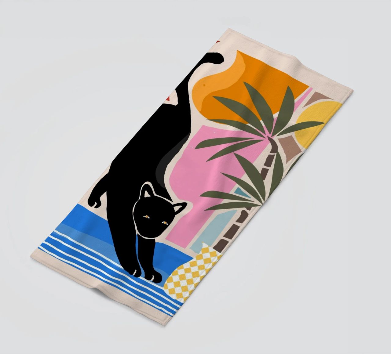 Lazy Days and a Black cat telo mare da mysteriouscoco