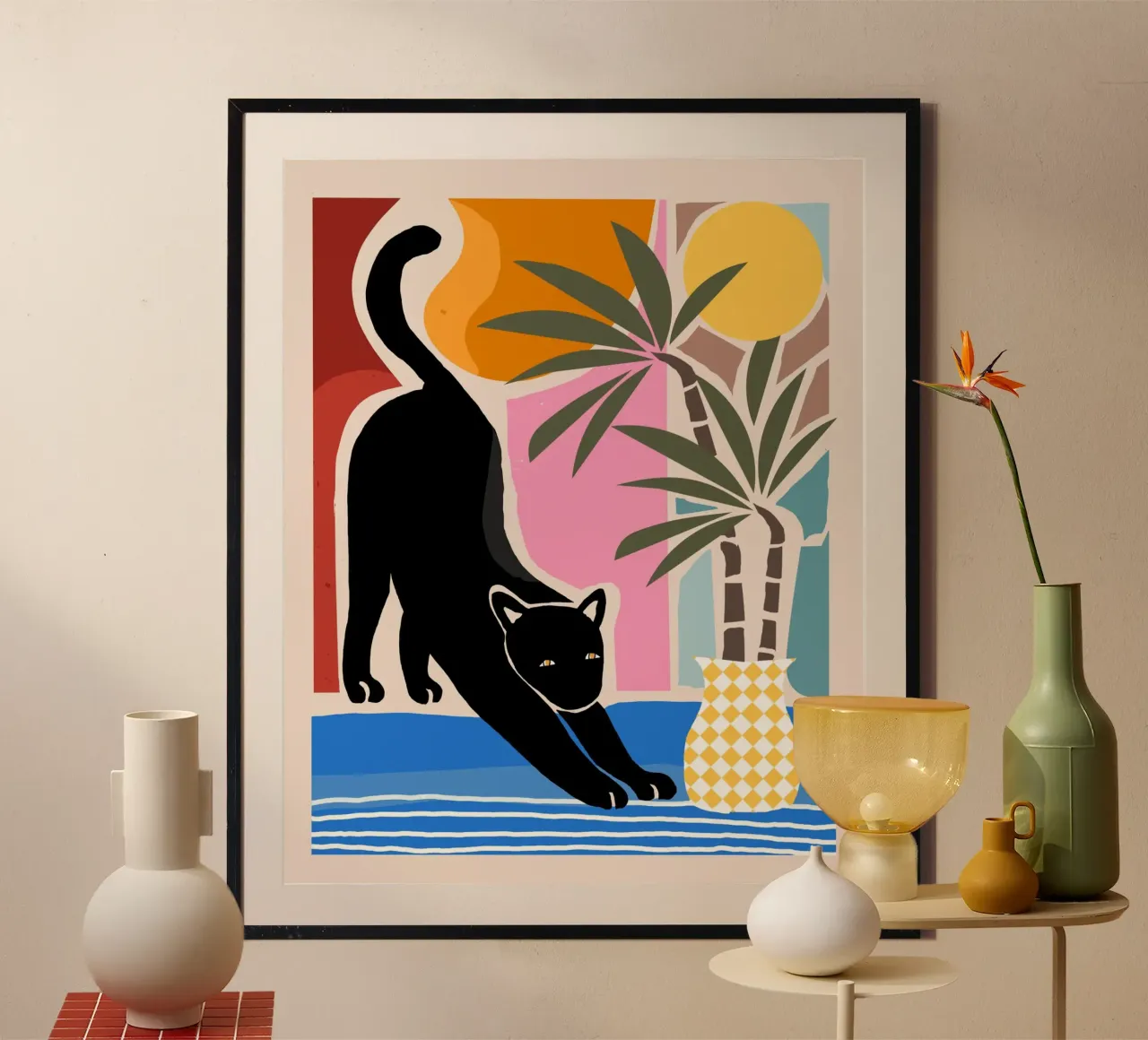 Lazy Days and a Black cat hahnemühle de mysteriouscoco
