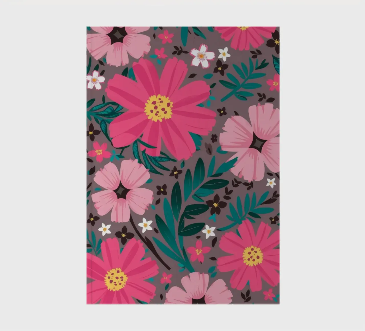 Cosmic Pink Flora notebook by Grande Serene