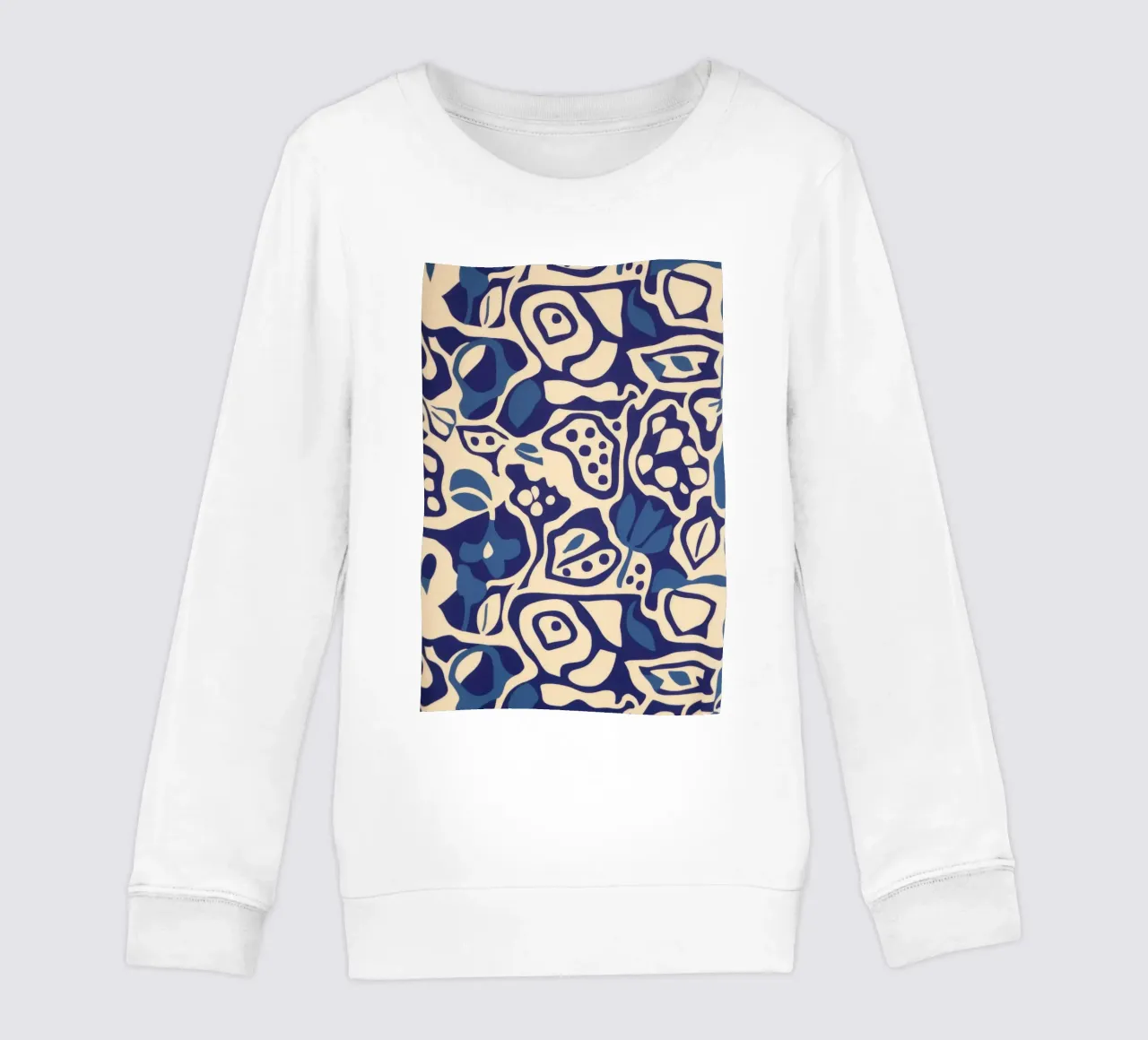 Indigo Tile Dreams felpa bambino da Grande Serene