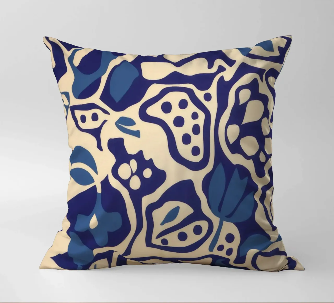 Indigo Tile Dreams cuscino da Grande Serene