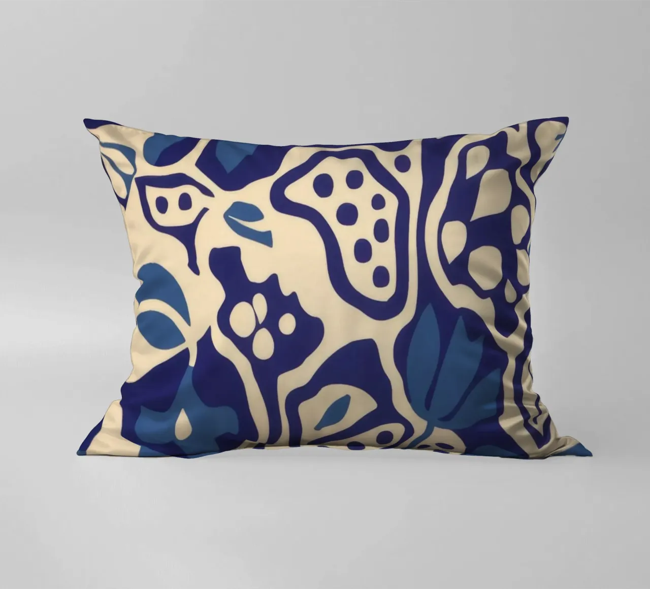 Indigo Tile Dreams cuscino da Grande Serene