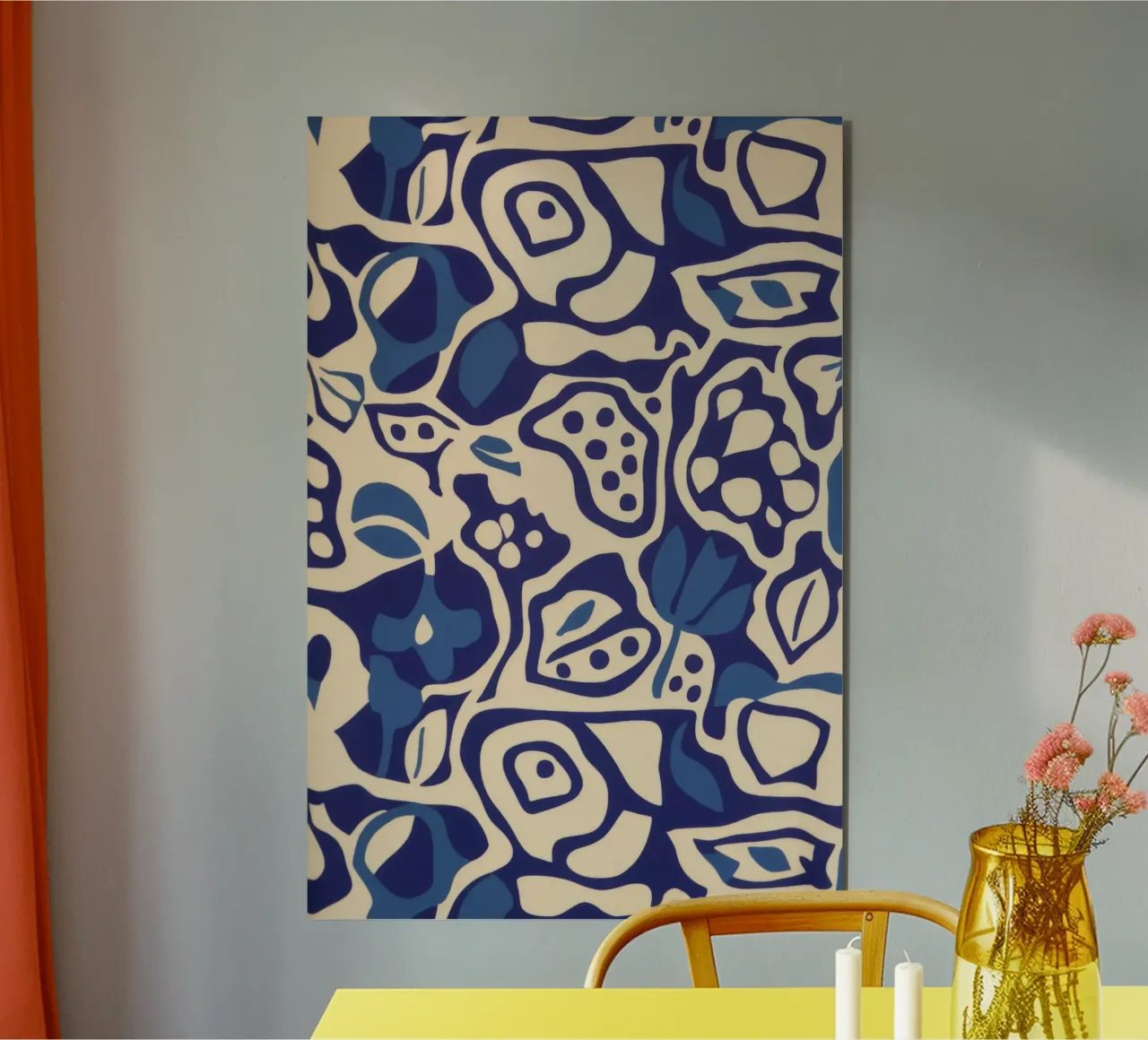 Indigo Tile Dreams alluminio dibond da Grande Serene