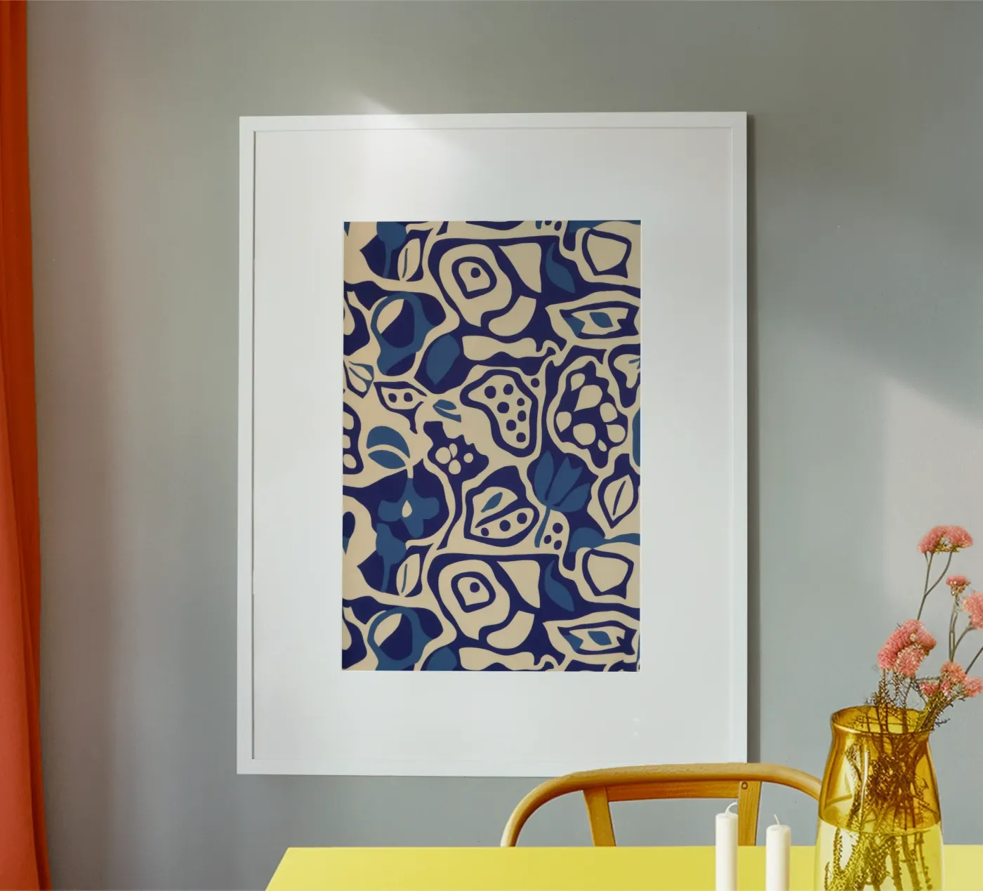 Indigo Tile Dreams poster da Grande Serene