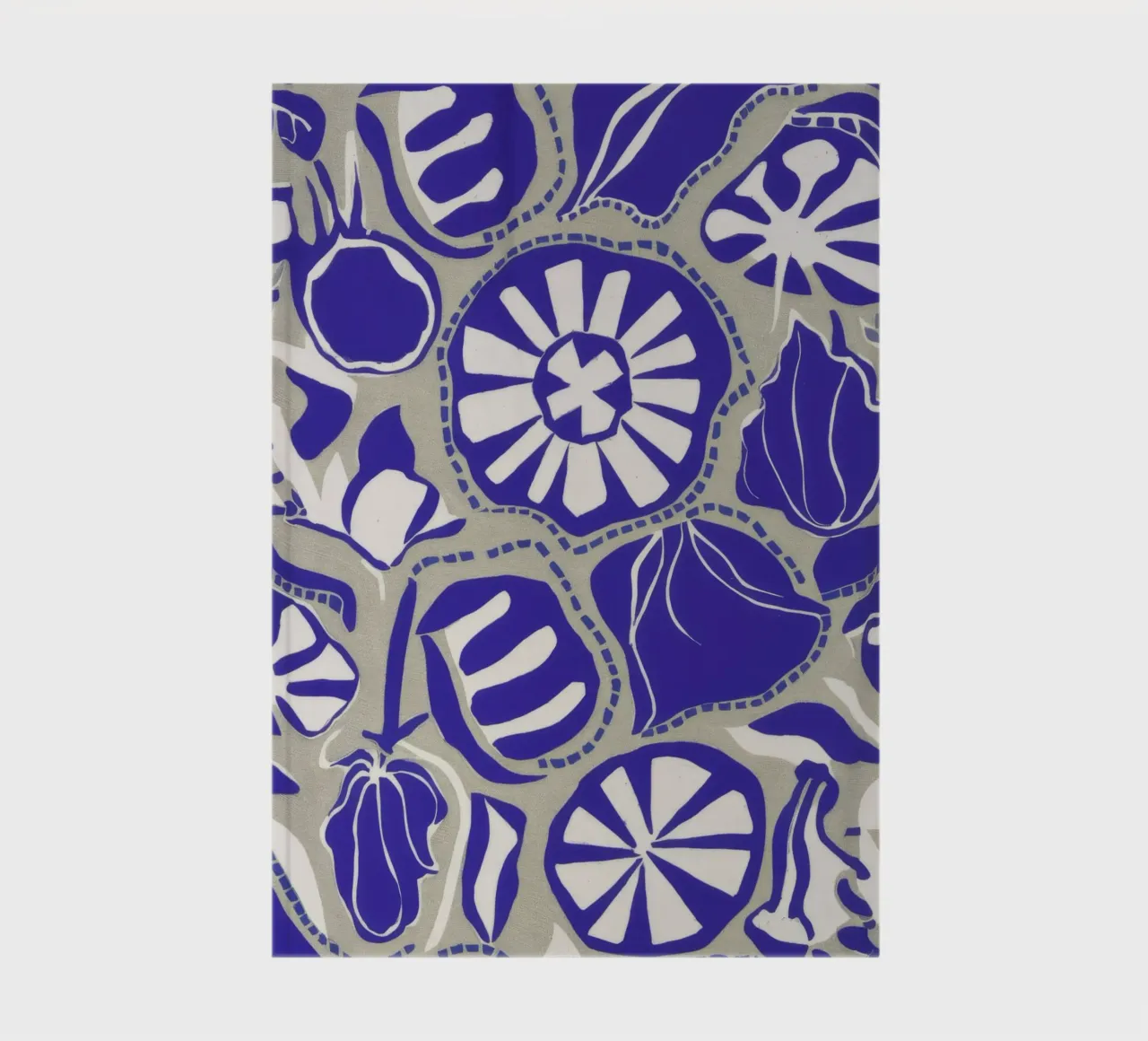 Cobalt Bloom Medallions notebook by Grande Serene