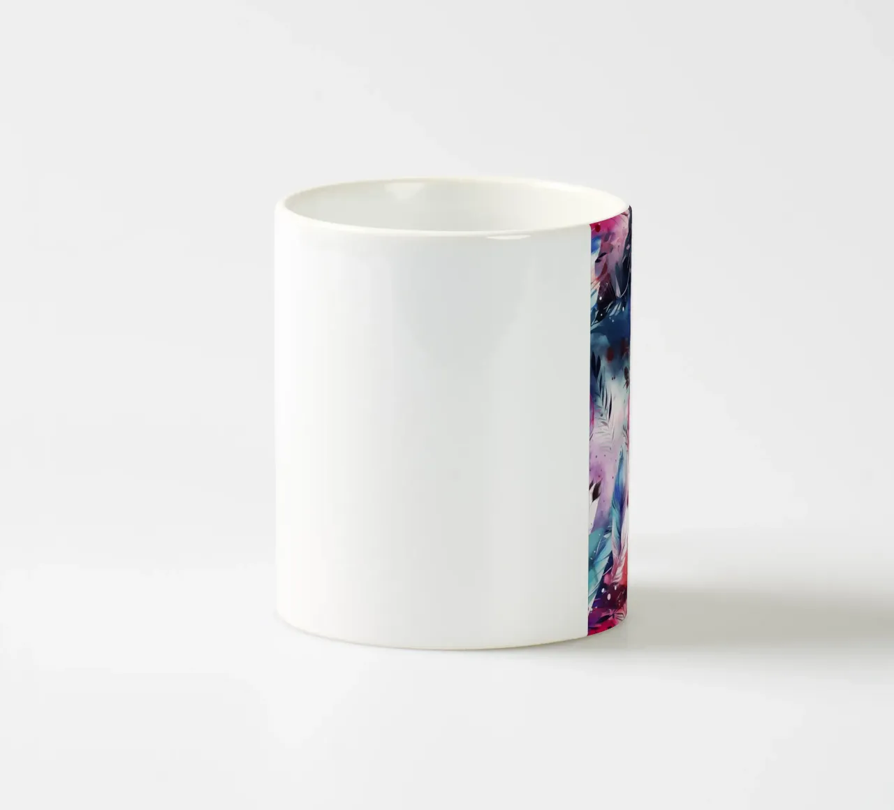 Piume pastello tazza in ceramica da Lionmixart