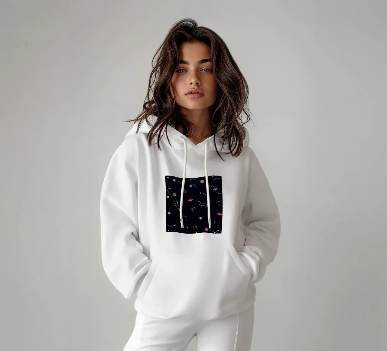 Lost In Space Pattern felpa con cappuccio da Tobe Fonseca