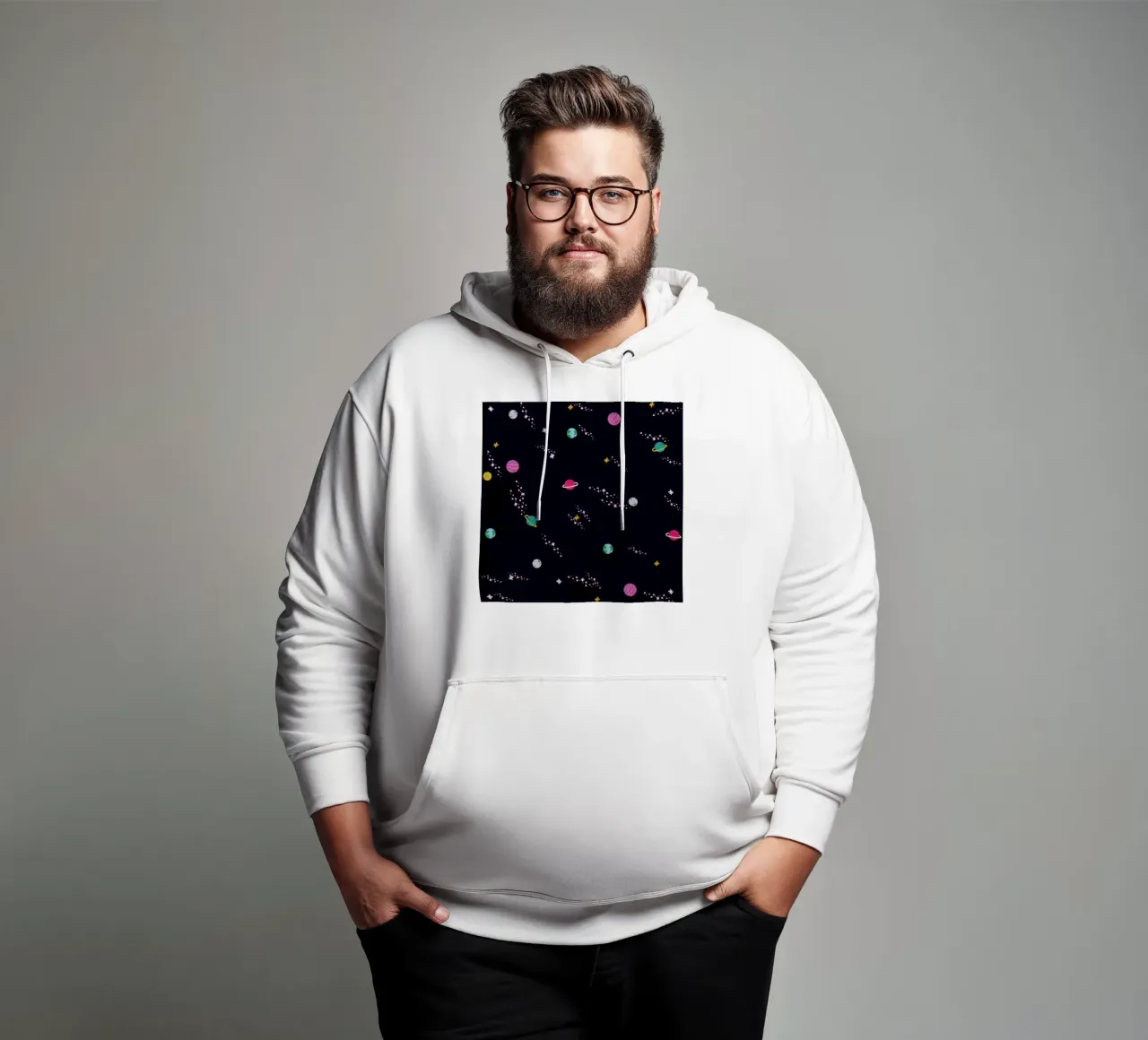 Lost In Space Pattern felpa con cappuccio da Tobe Fonseca