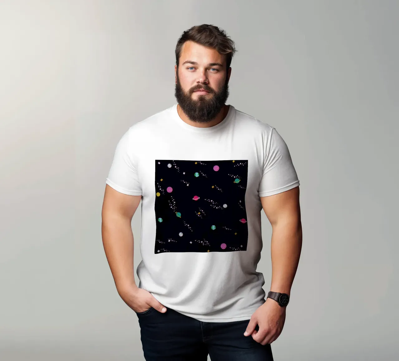 Lost In Space Pattern t-shirt van Tobe Fonseca