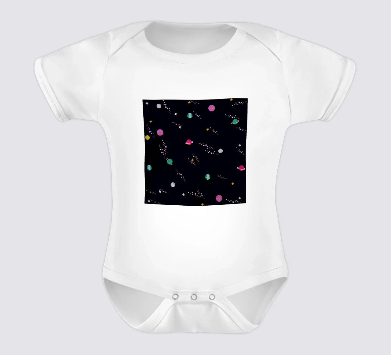 Lost In Space Pattern body neonato maniche corte da Tobe Fonseca