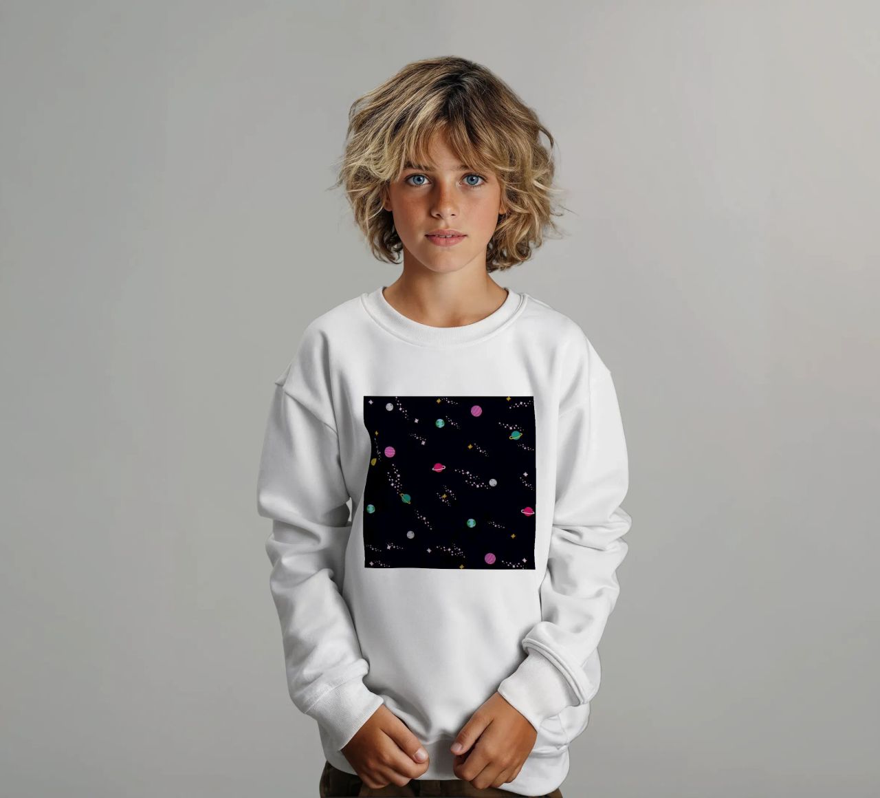 Lost In Space Pattern felpa bambino da Tobe Fonseca