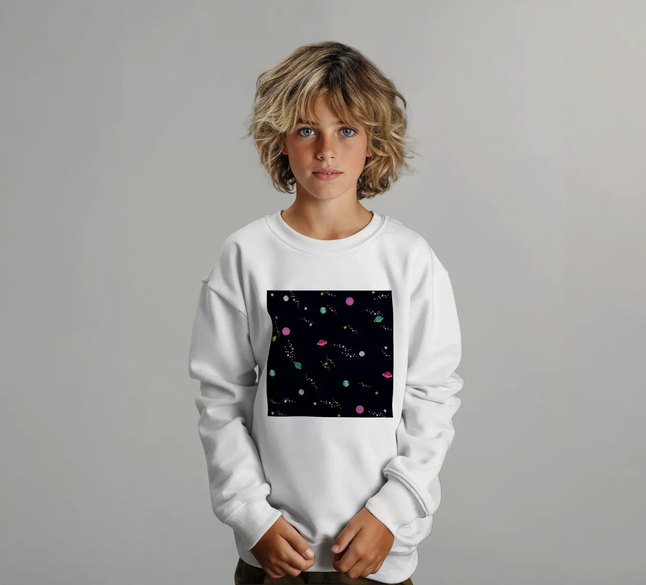Lost In Space Pattern sudadera para niño de Tobe Fonseca