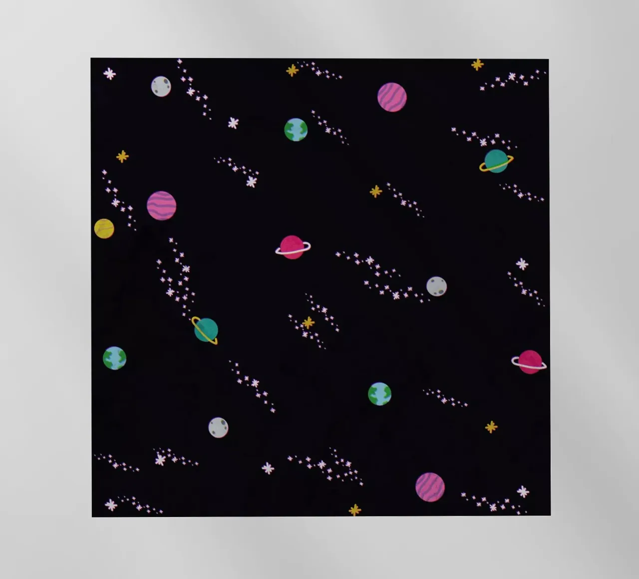 Lost In Space Pattern Backlit Folie von Tobe Fonseca