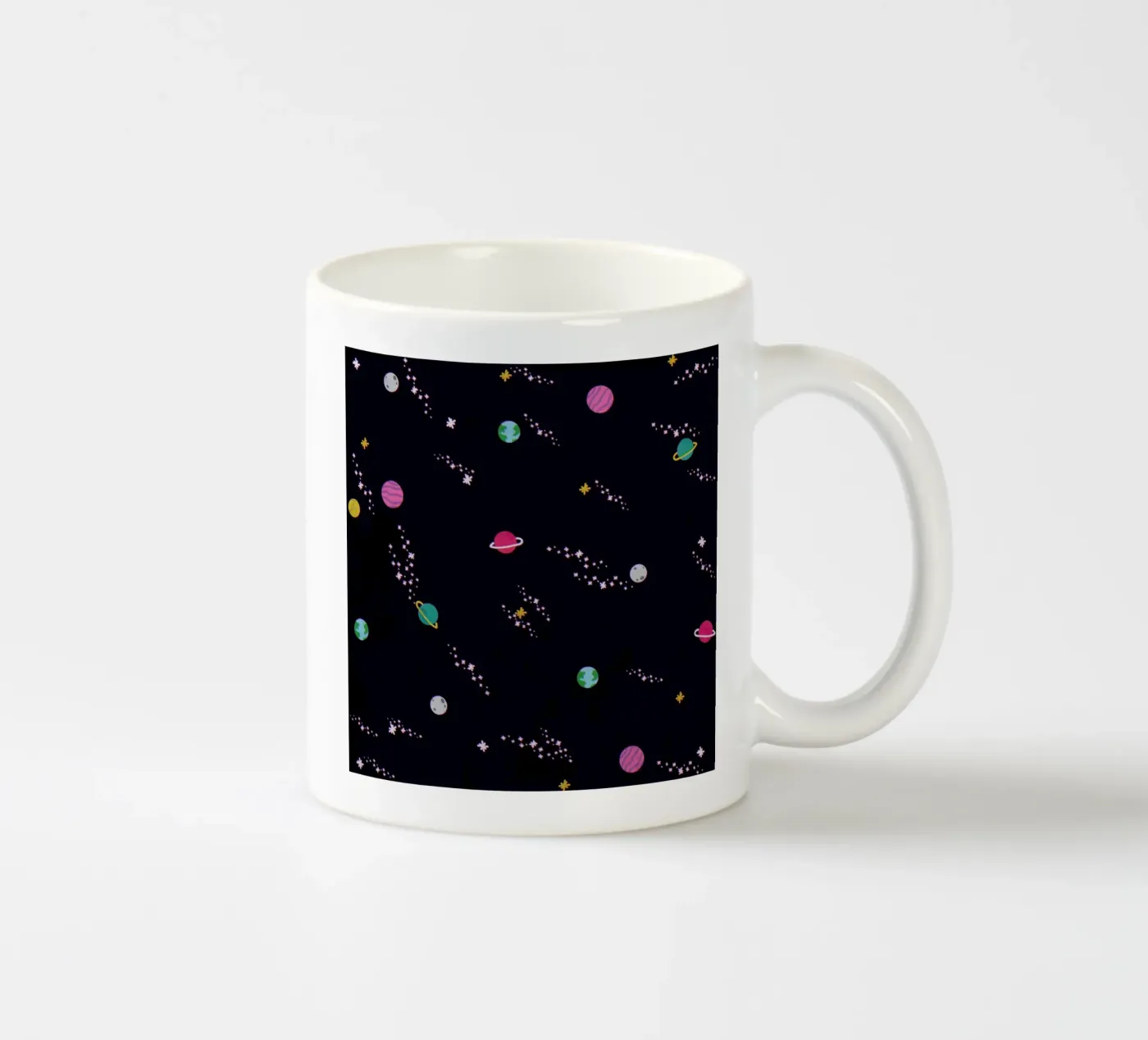 Lost In Space Pattern ceramic mug by Tobe Fonseca