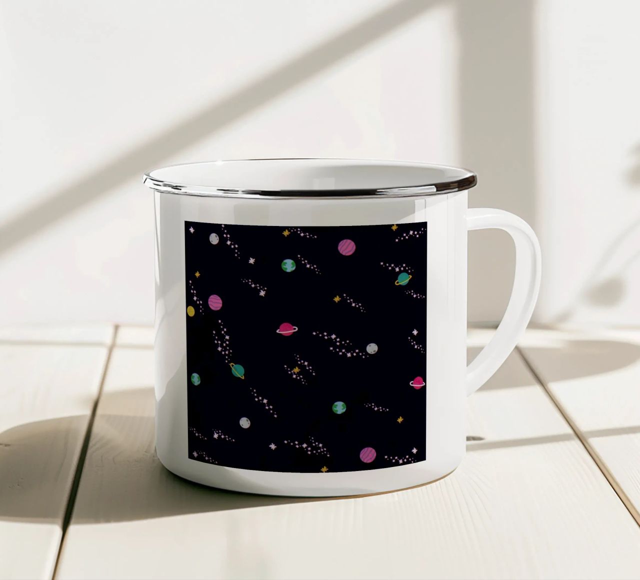 Lost In Space Pattern tazza in smalto da Tobe Fonseca