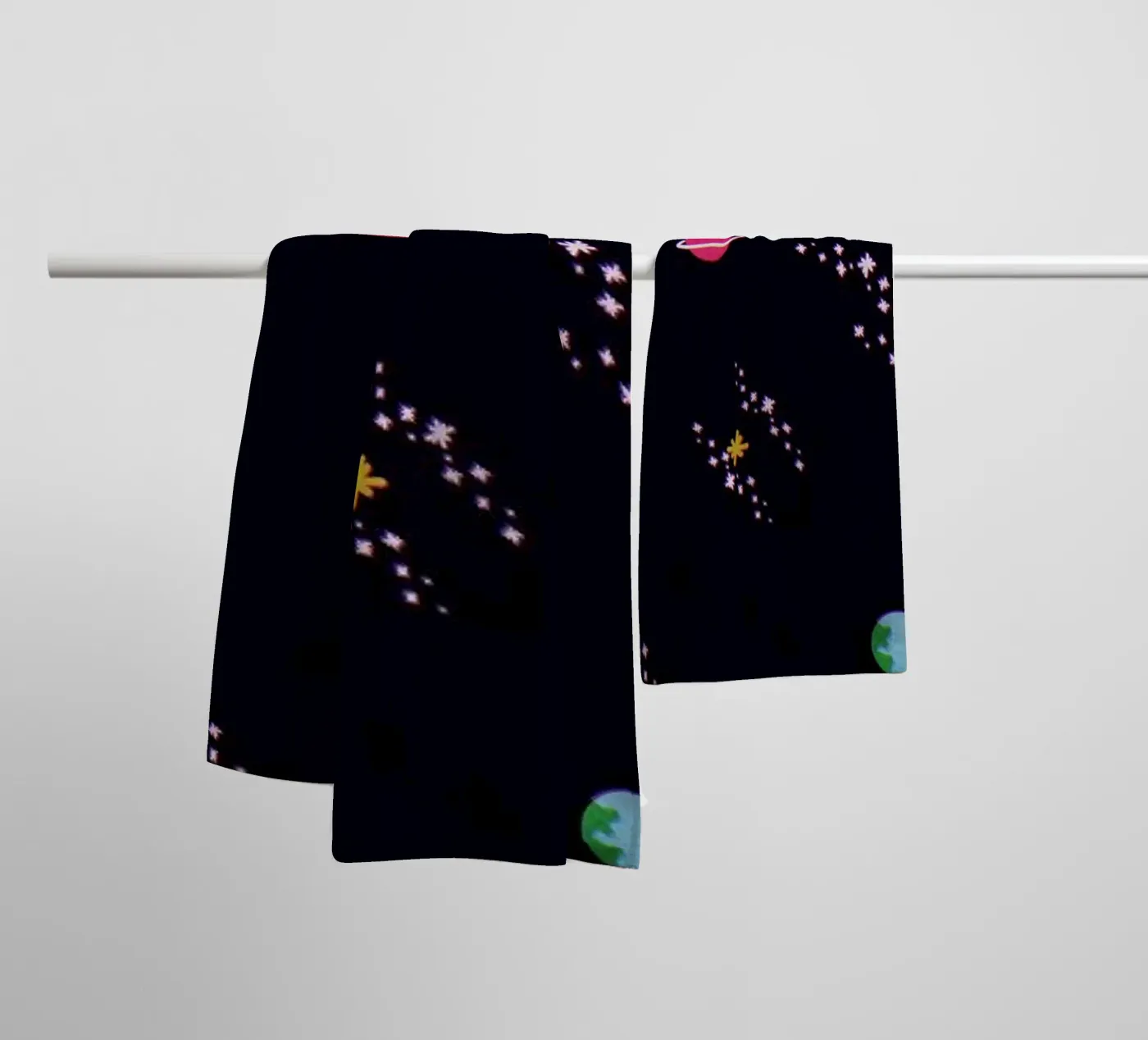 Lost In Space Pattern badhanddoek van Tobe Fonseca