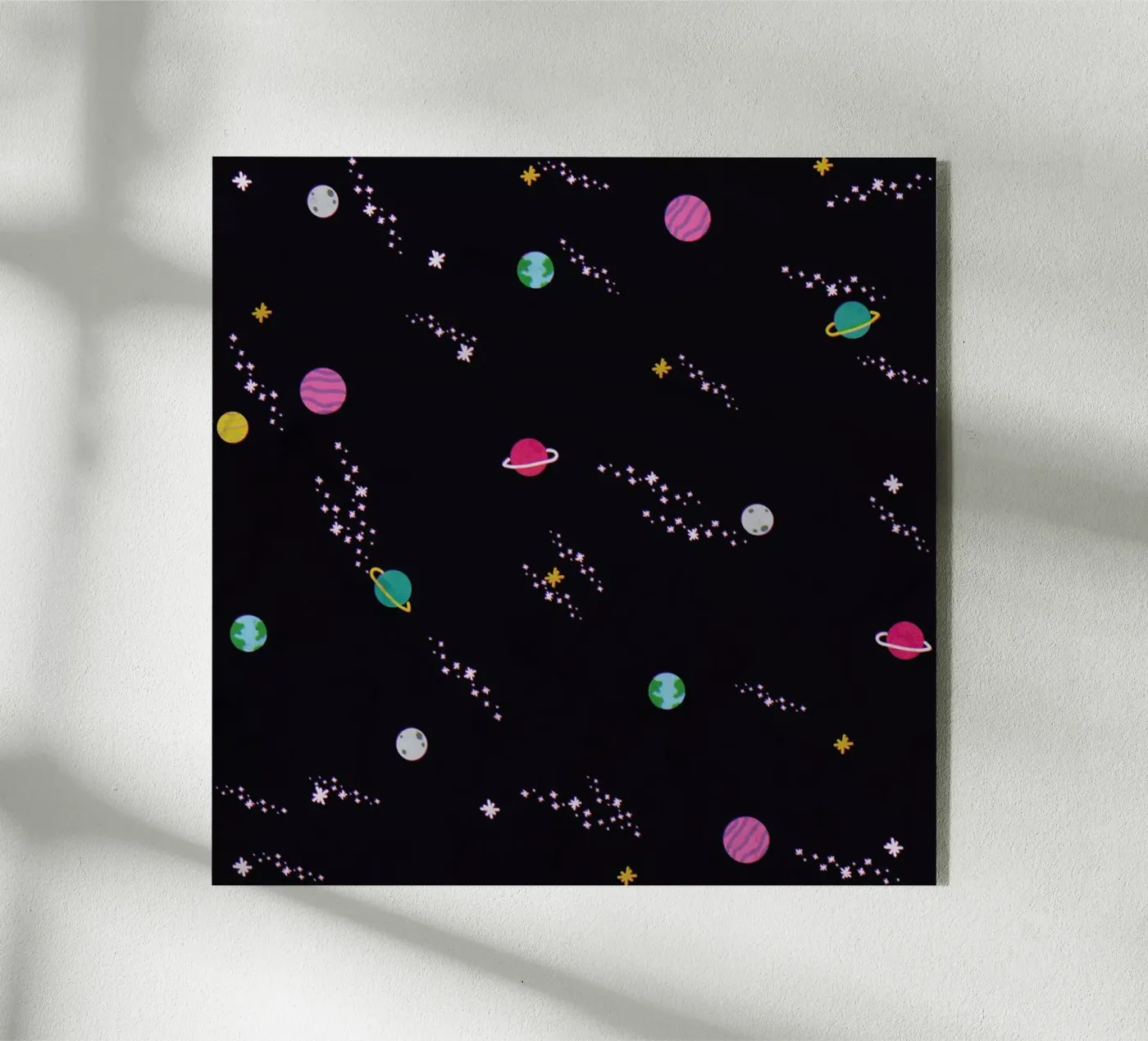 Lost In Space Pattern acryl van Tobe Fonseca