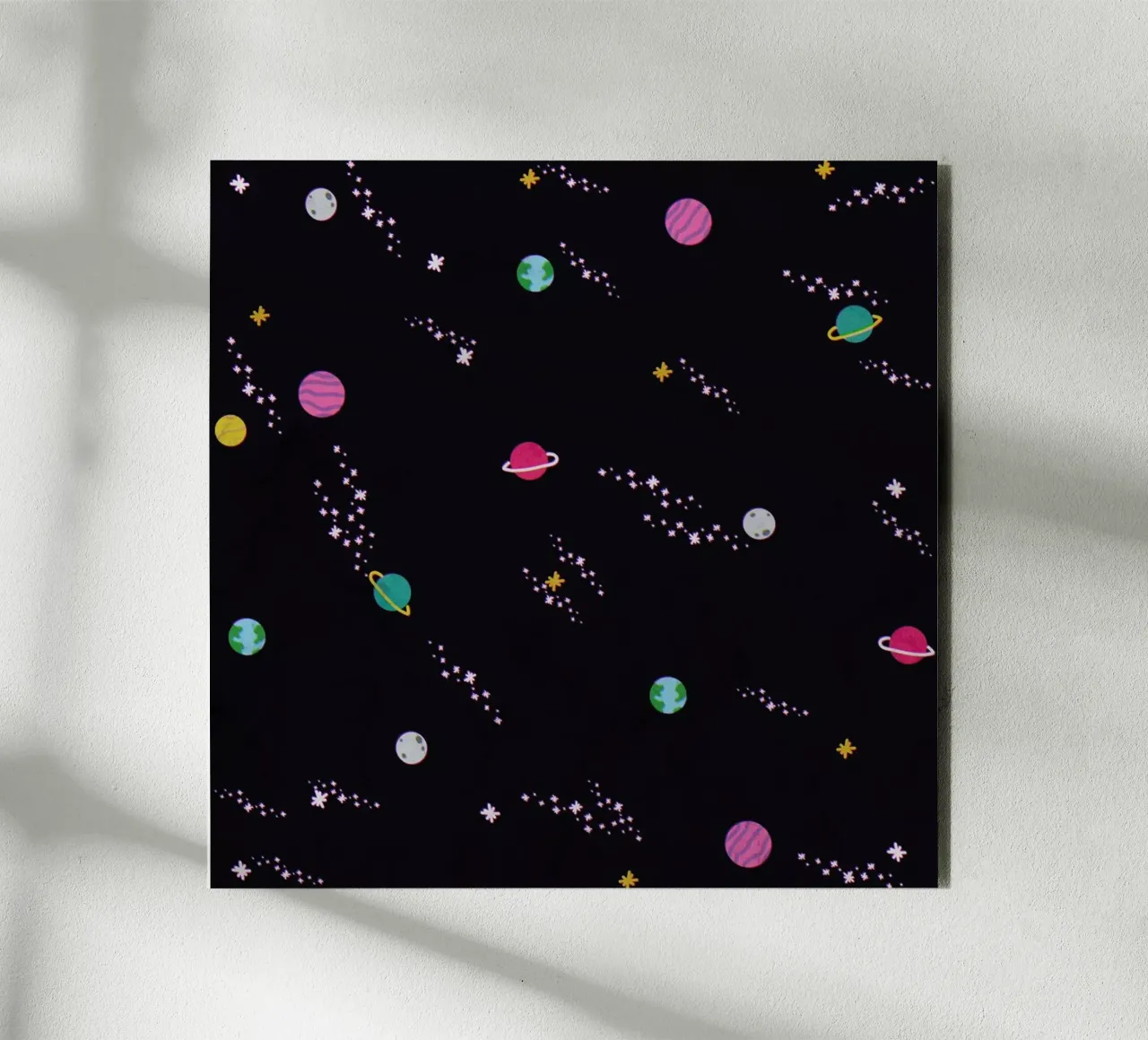 Lost In Space Pattern alluminio dibond da Tobe Fonseca