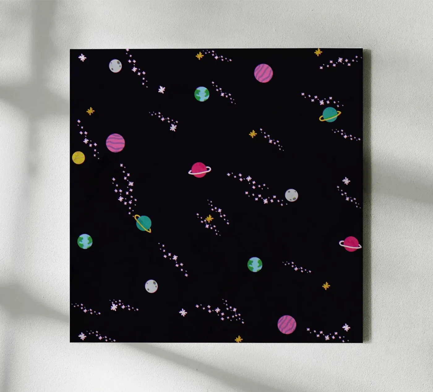 Lost In Space Pattern canvas by Tobe Fonseca
