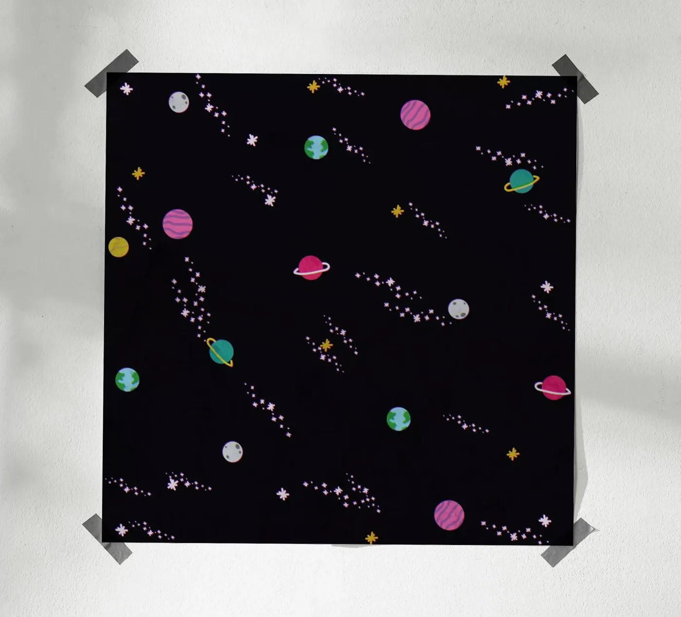 Lost In Space Pattern poster van Tobe Fonseca
