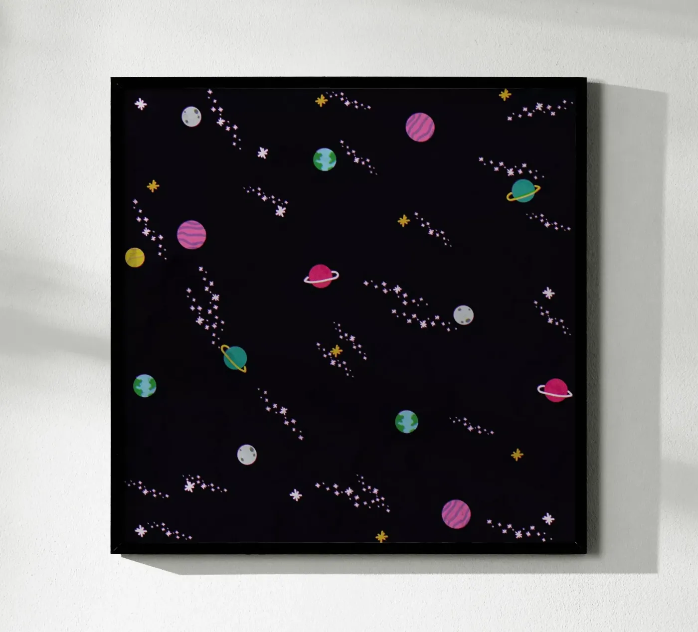 Lost In Space Pattern poster van Tobe Fonseca