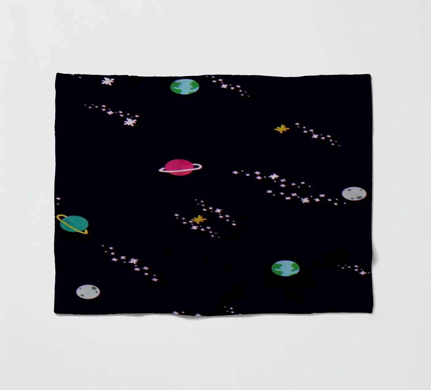 Lost In Space Pattern Fleecedecke von Tobe Fonseca