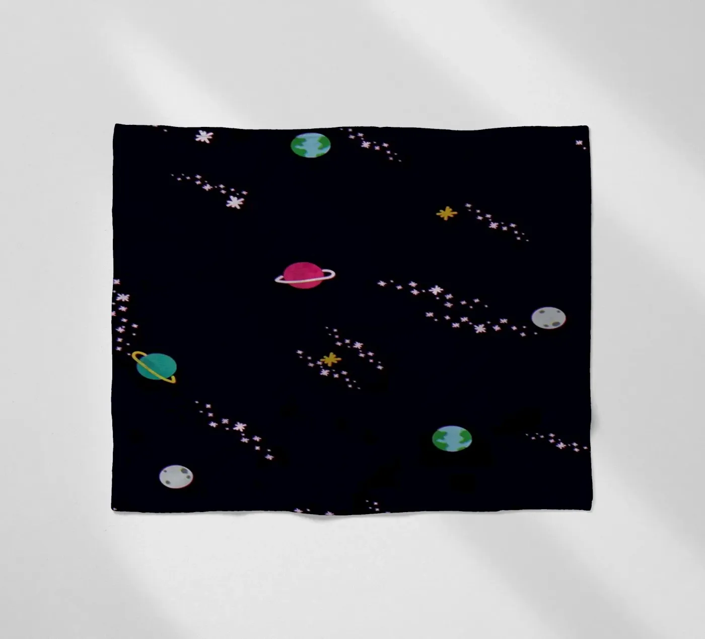 Lost In Space Pattern Fleecedecke von Tobe Fonseca