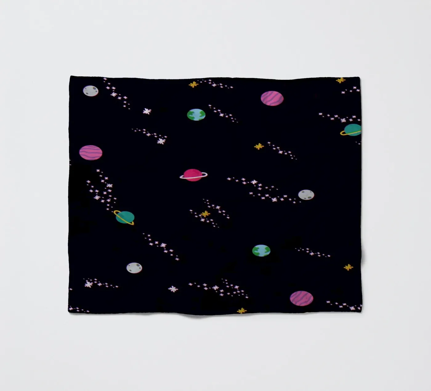 Lost In Space Pattern Fleecedecke von Tobe Fonseca