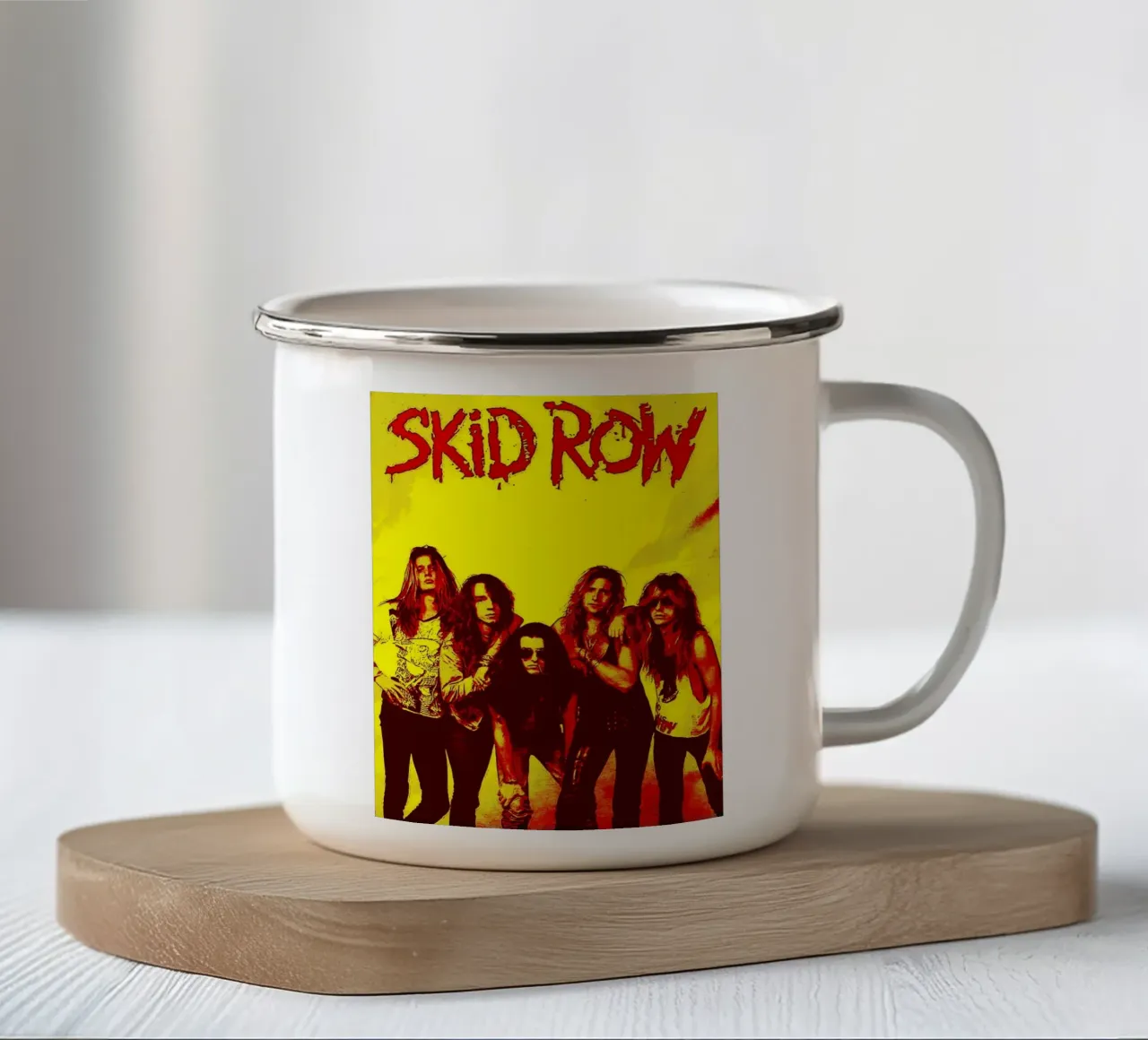 Skid Row Band Art tazza in smalto da vanhesling
